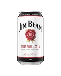 JIM BEAM WHITE & COLA 375ml Pack9 (24)